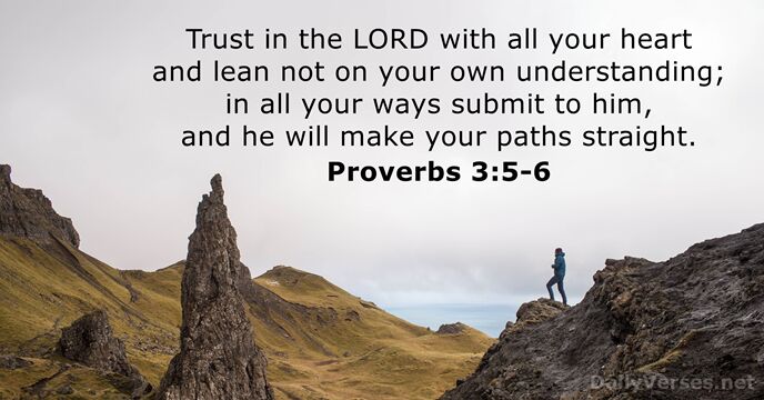 trusting in the Lord
